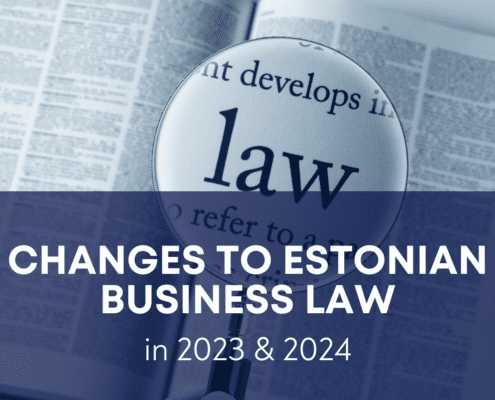 Changes to Estonian commercial code, Estonian business law changes