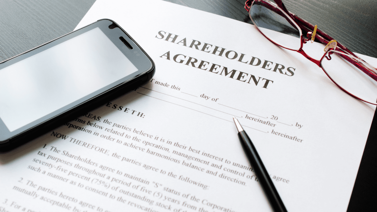 shareholders agreement set up spv