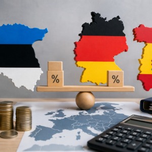 Estonia taxation compared with Germany and Spain 